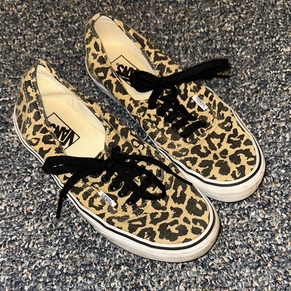Vans Shoes - Vans Animal Print Sneakers with Black Accents